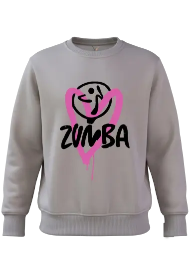 Spor Temalı Bisiklet Yaka Sweatshirtler