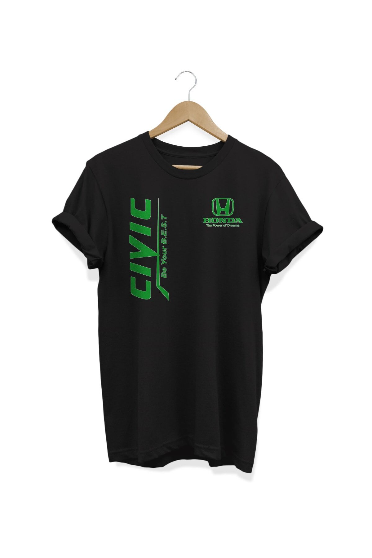 Baskılı Kırmızı T-shirt Siyah - 5-6 Yaş