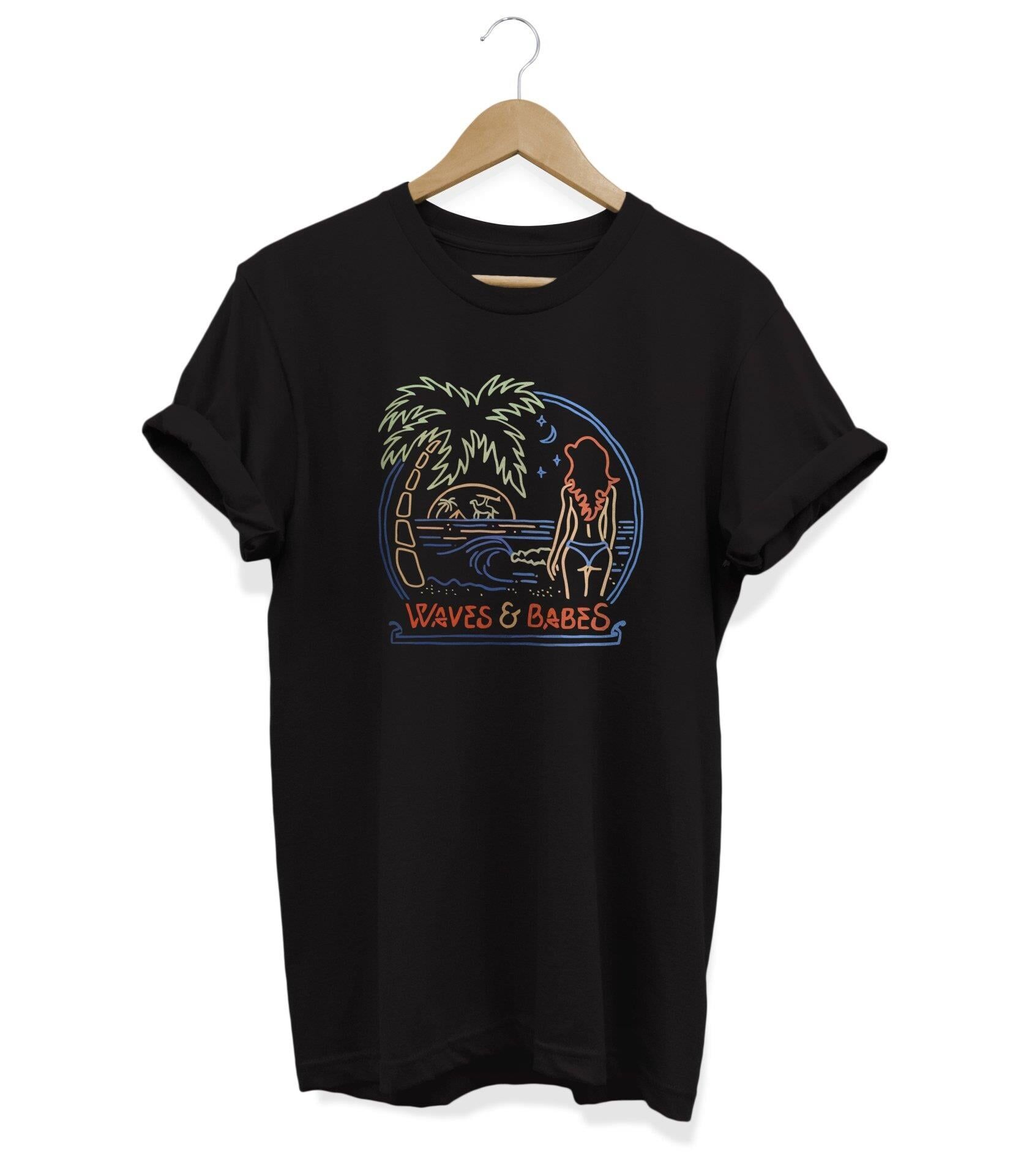 Widi Palmiye Baskılı T-Shirt Kırmızı 2XL
