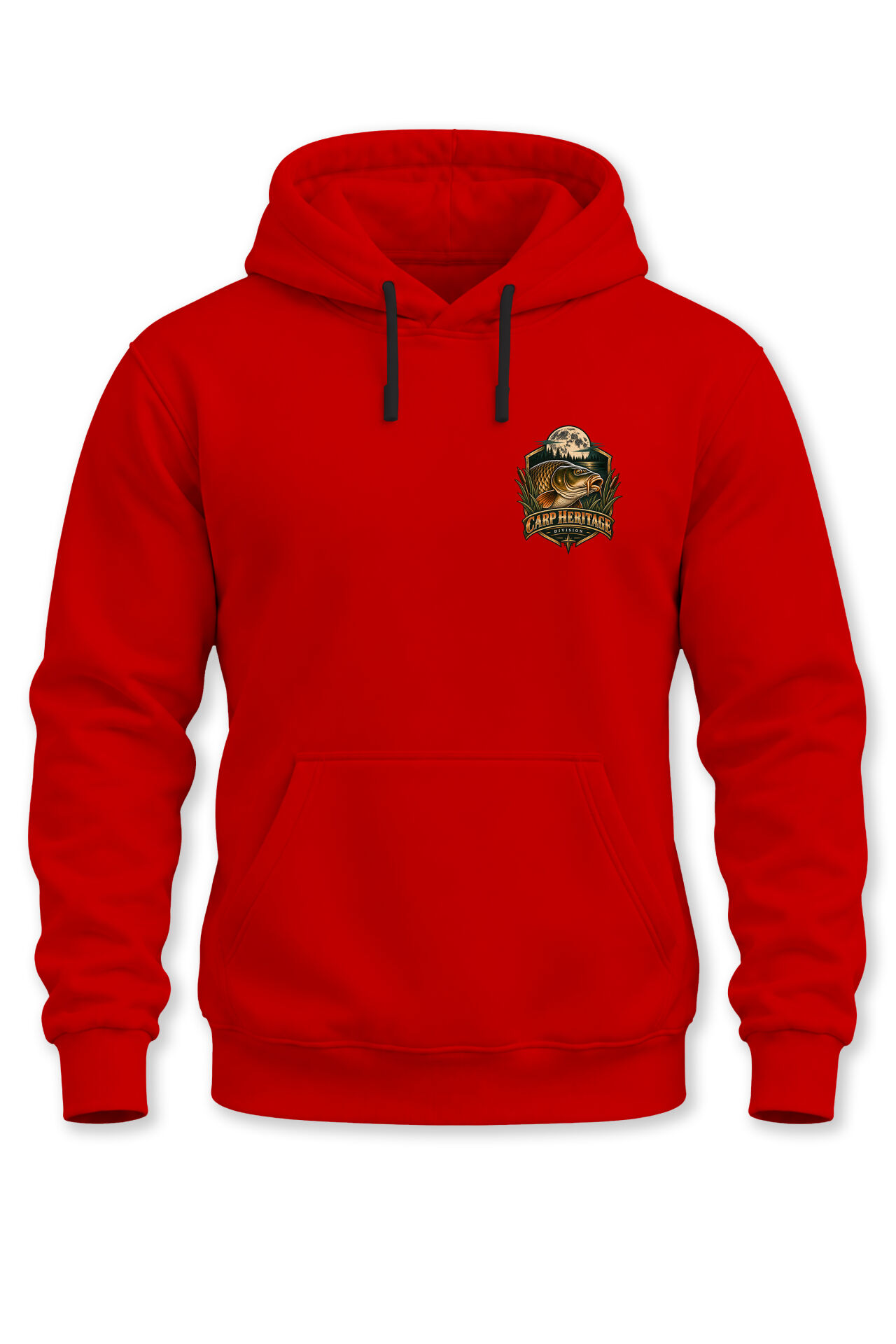Sazan Balığı Armalı Unisex Kapüşonlu Sweatshirt – Balıkçı Outdoor Fishing Hoodie