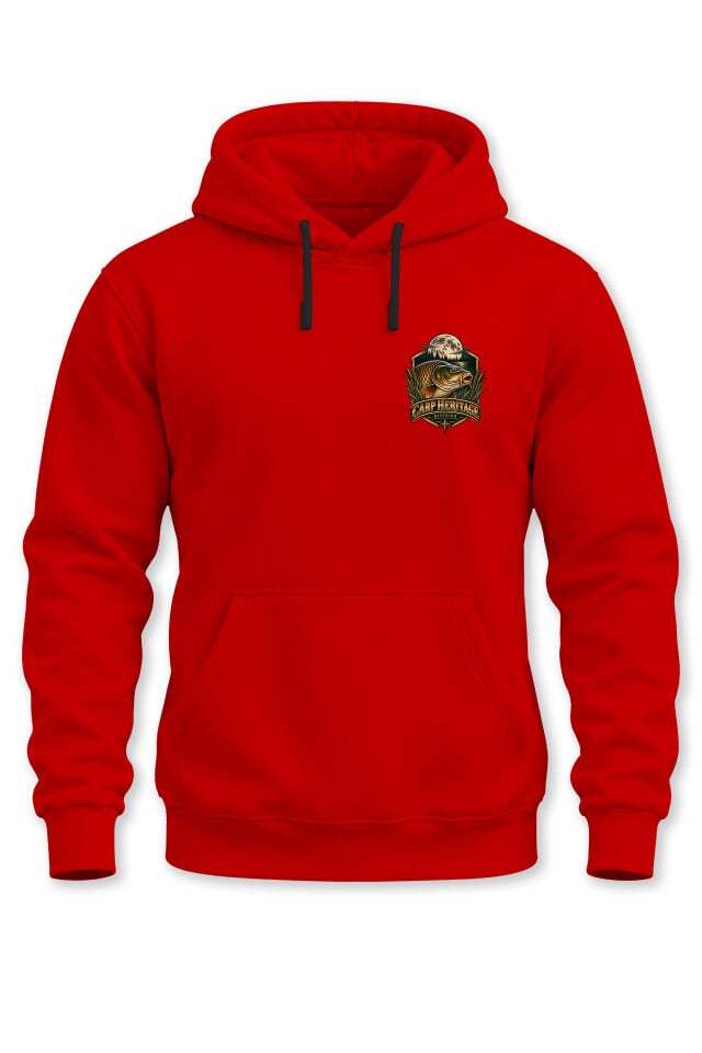 Sazan Balığı Armalı Unisex Kapüşonlu Sweatshirt – Balıkçı Outdoor Fishing Hoodie