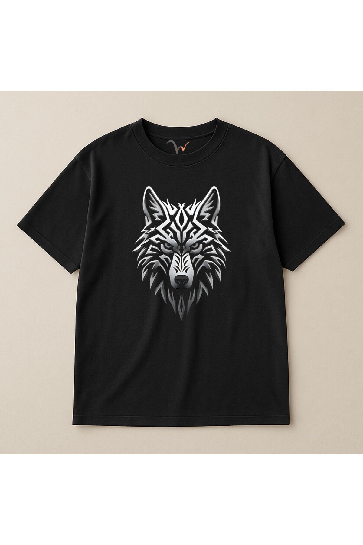 KURT ve TÜRK Özel Koleksiyon Serisi-4 Tasarım Baskılı %100 Pamuk Oversize T-shirt Siyah - XL