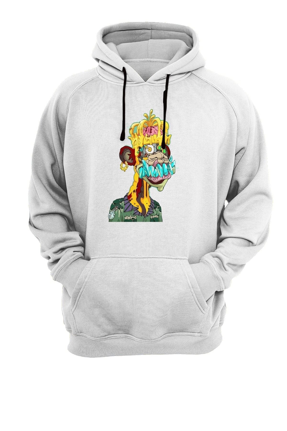 Maymun Baskılı Sweatshirt