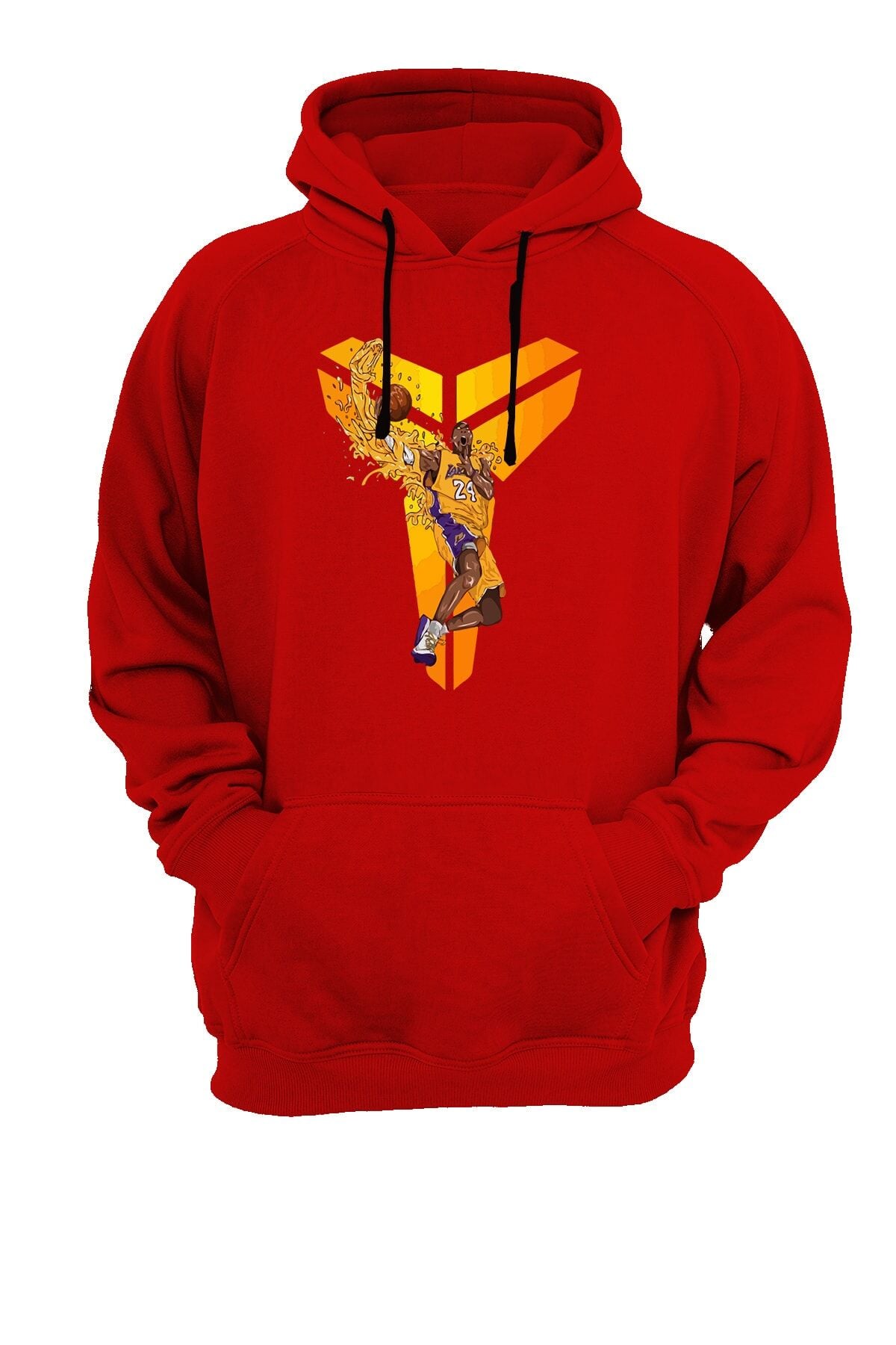 Kb Baskılı Kırmızı Sweatshirt