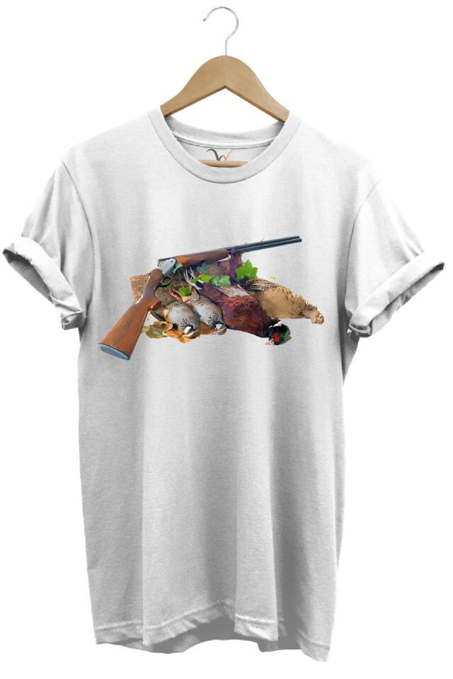 Baskılı %100 Pamuk Regular Fit Turuncu T-shirt Beyaz - 3XL