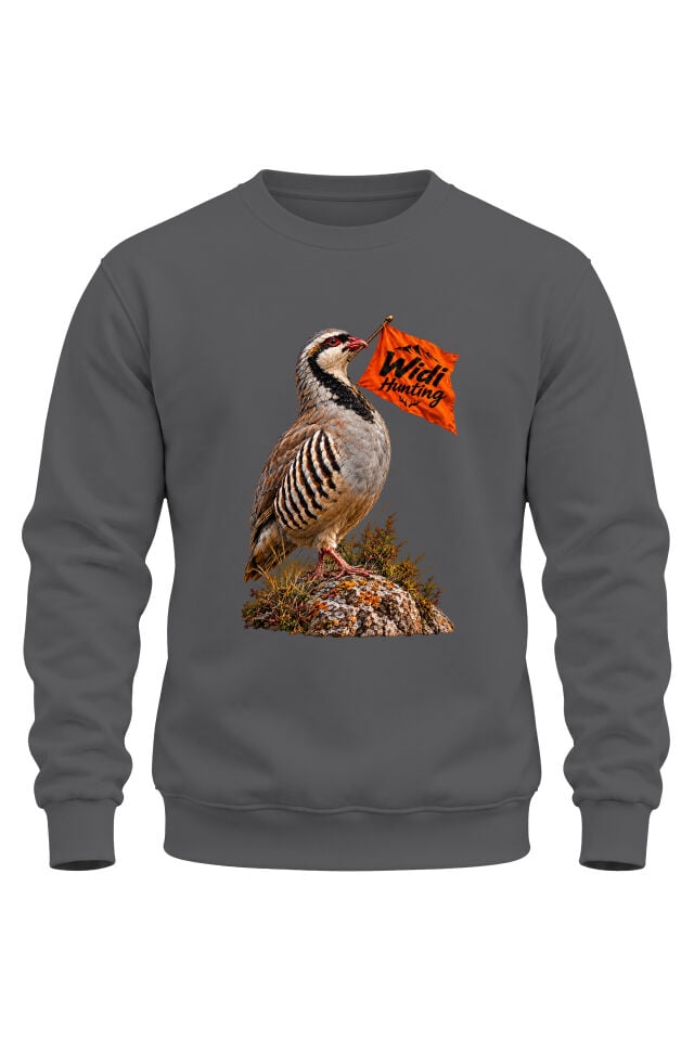 Keklik Baskılı Widi Hunting Sweatshirt – Avcılık ve Outdoor Tasarım