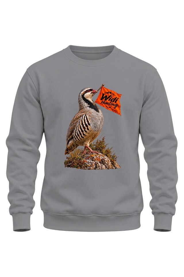 Keklik Baskılı Widi Hunting Sweatshirt – Avcılık ve Outdoor Tasarım
