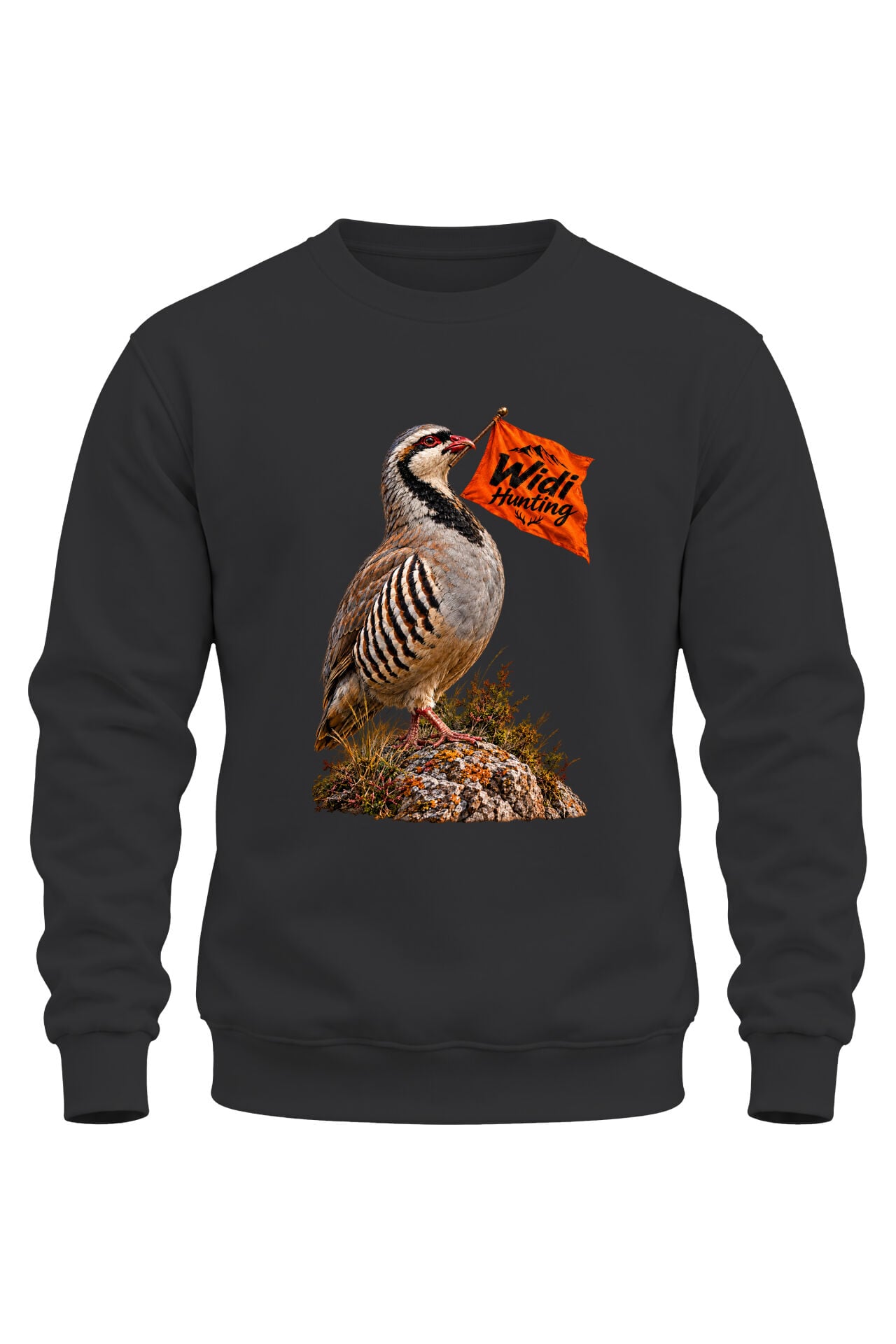 Keklik Baskılı Widi Hunting Sweatshirt – Avcılık ve Outdoor Tasarım