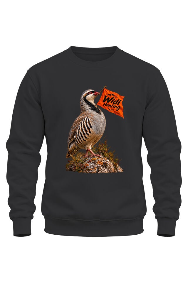 Keklik Baskılı Widi Hunting Sweatshirt – Avcılık ve Outdoor Tasarım