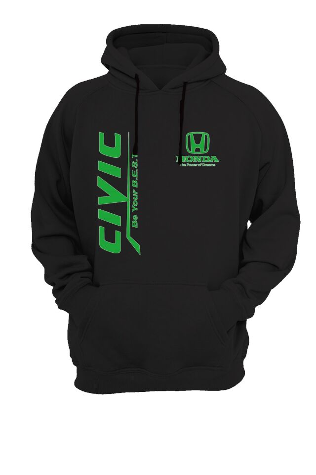 Baskılı Siyah Sweatshirt