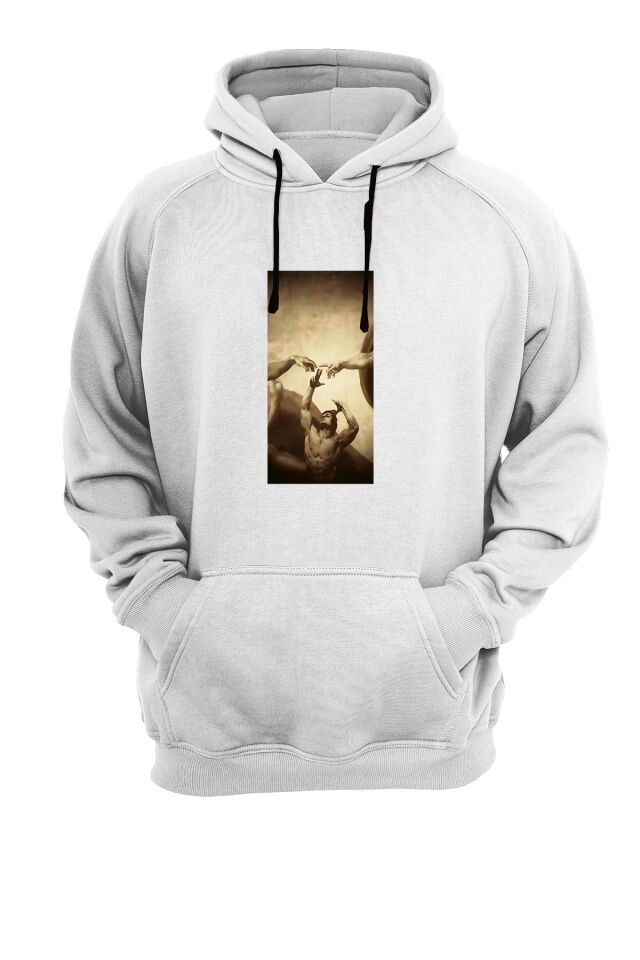 Heykel Baskılı Sweatshirt