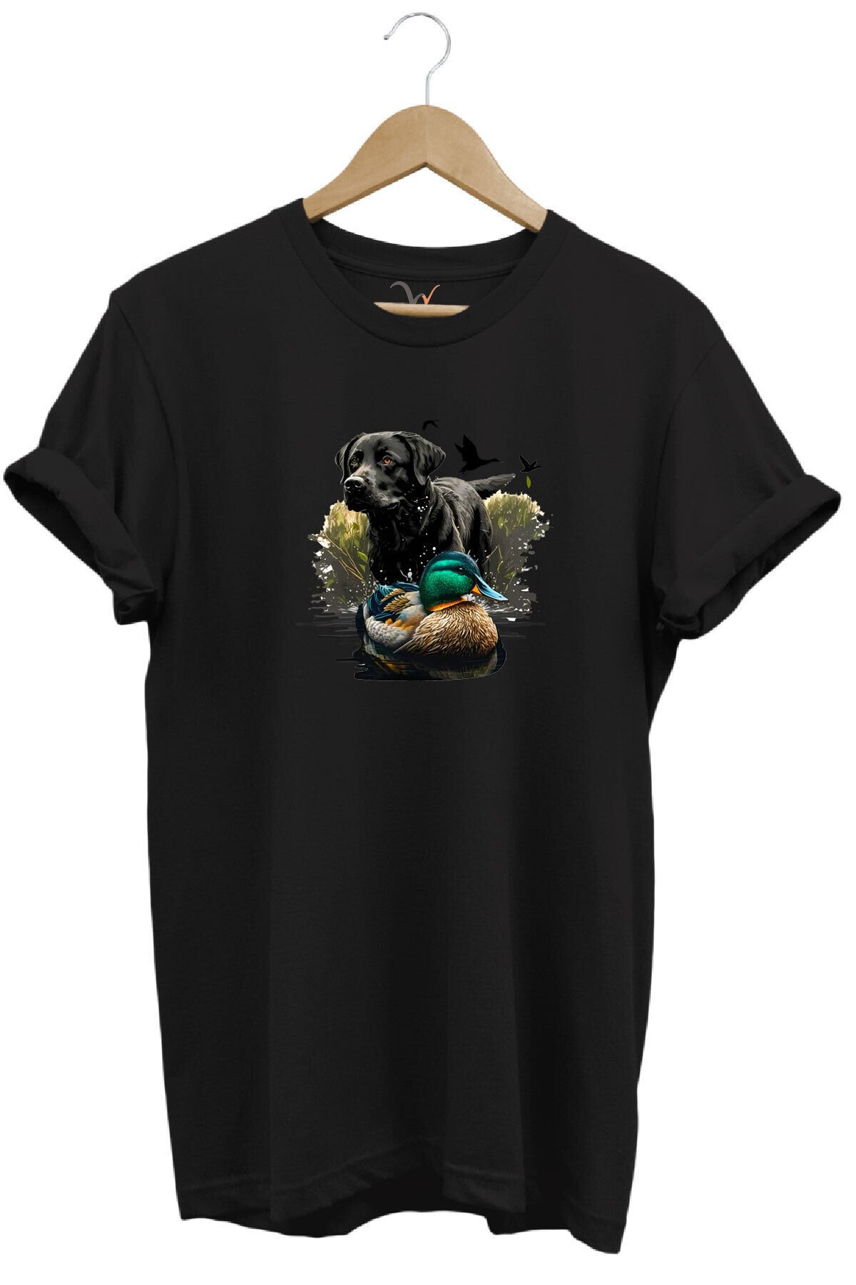 Baskılı %100 Pamuk Regular Fit Bisiklet Yaka Kırmızı T-shirt Siyah - 2XL