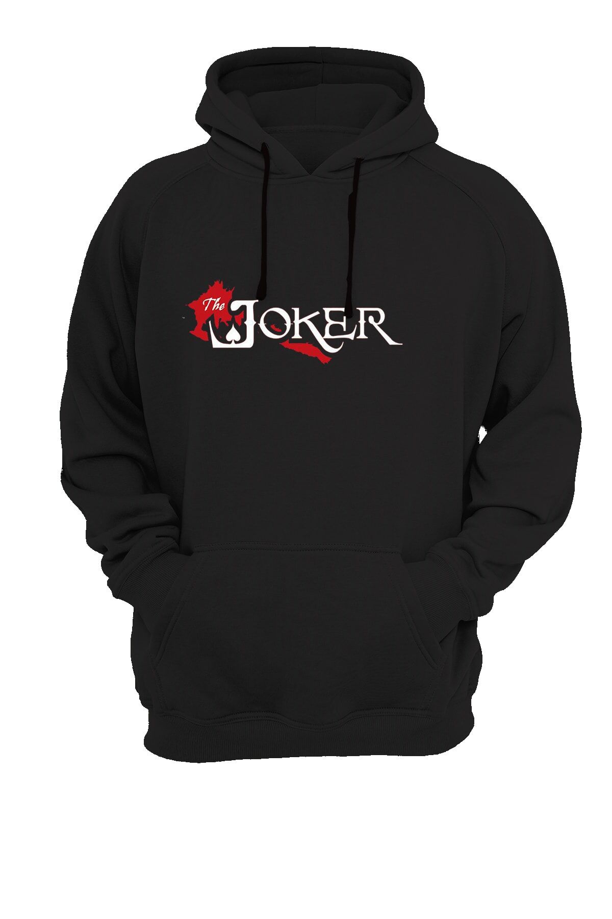 Joker Baskılı Siyah Sweatshirt