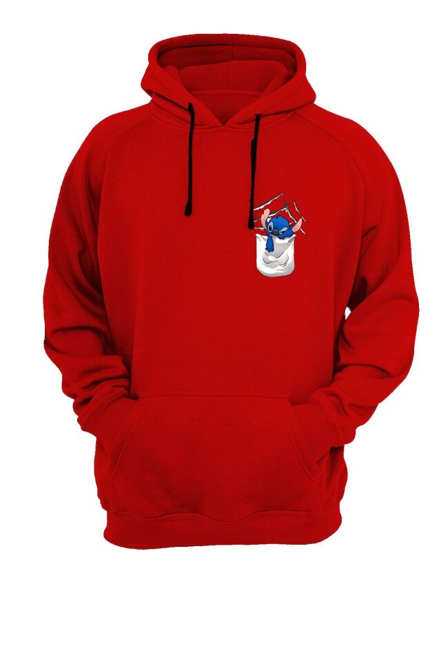 Koala Baskılı Kırmızı Sweatshirt