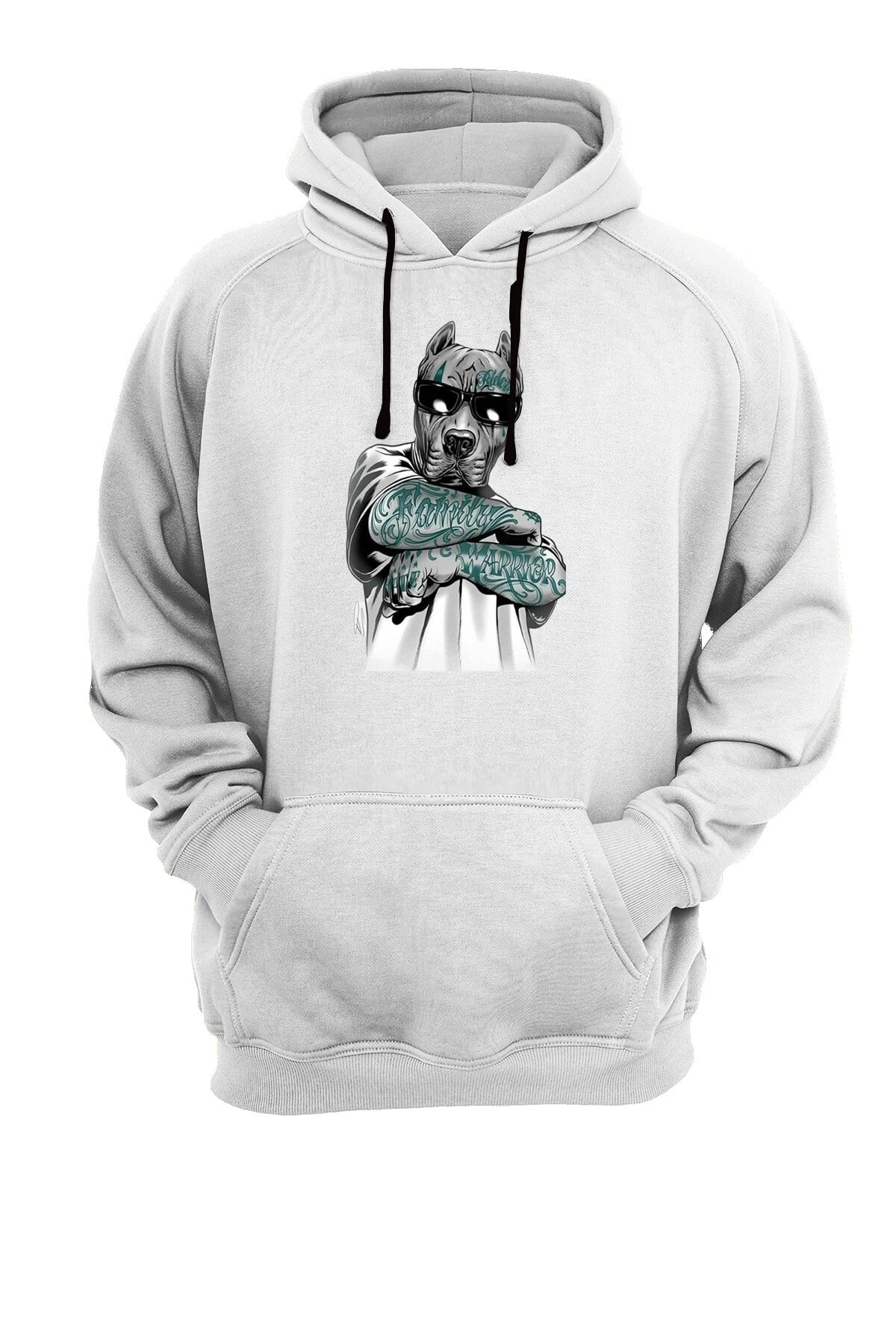 Pitbul Baskılı Sweatshirt