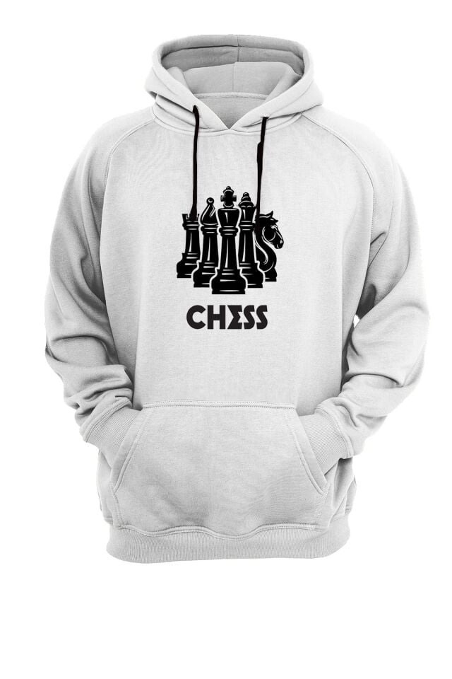 Satranç Baskılı Sweatshirt