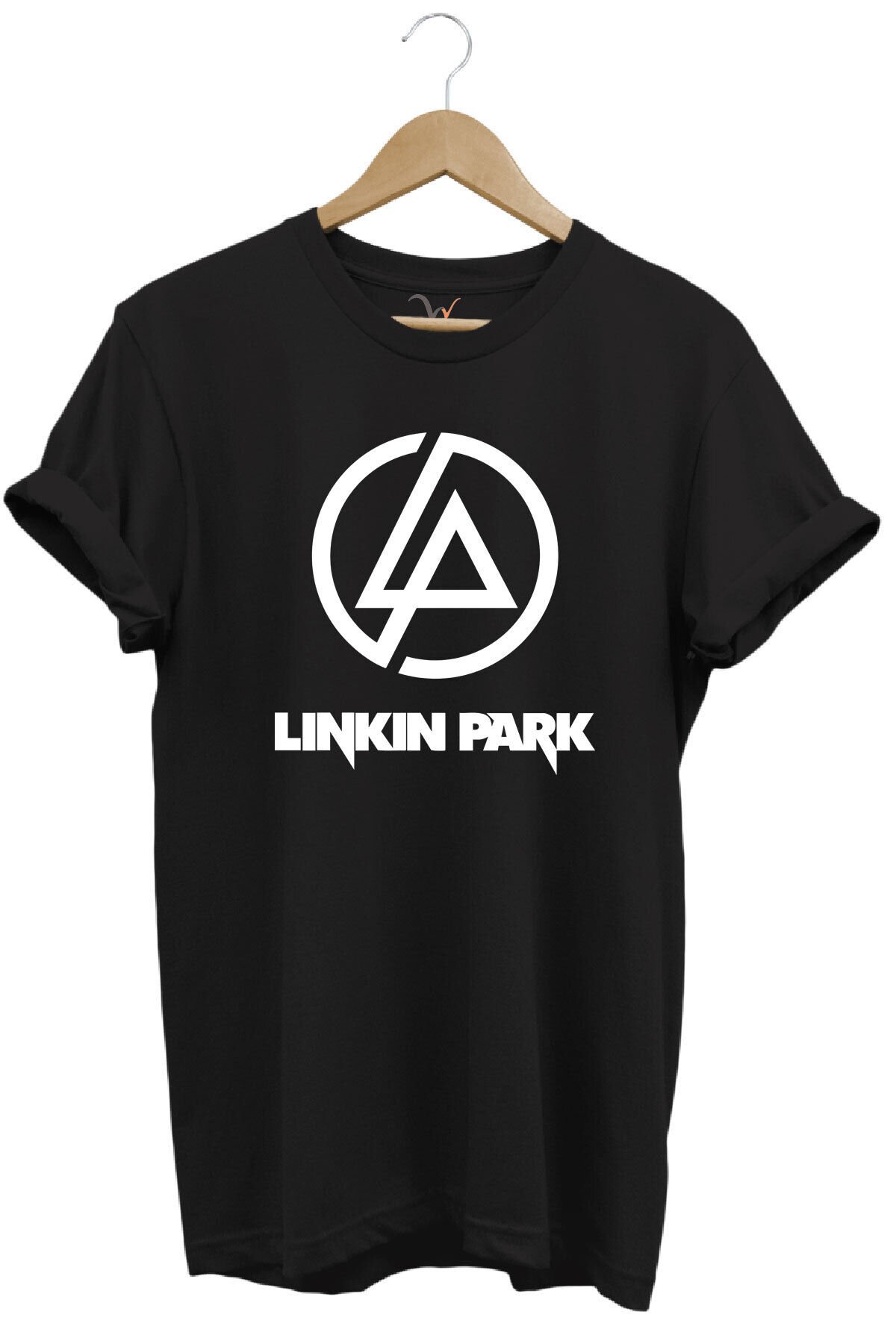 Rock Metal Müzik Grubu Linkin Park Baskılı %100 Pamuk Basic Regular Fit Bisiklet Yaka T-shirt Siyah - 5XL