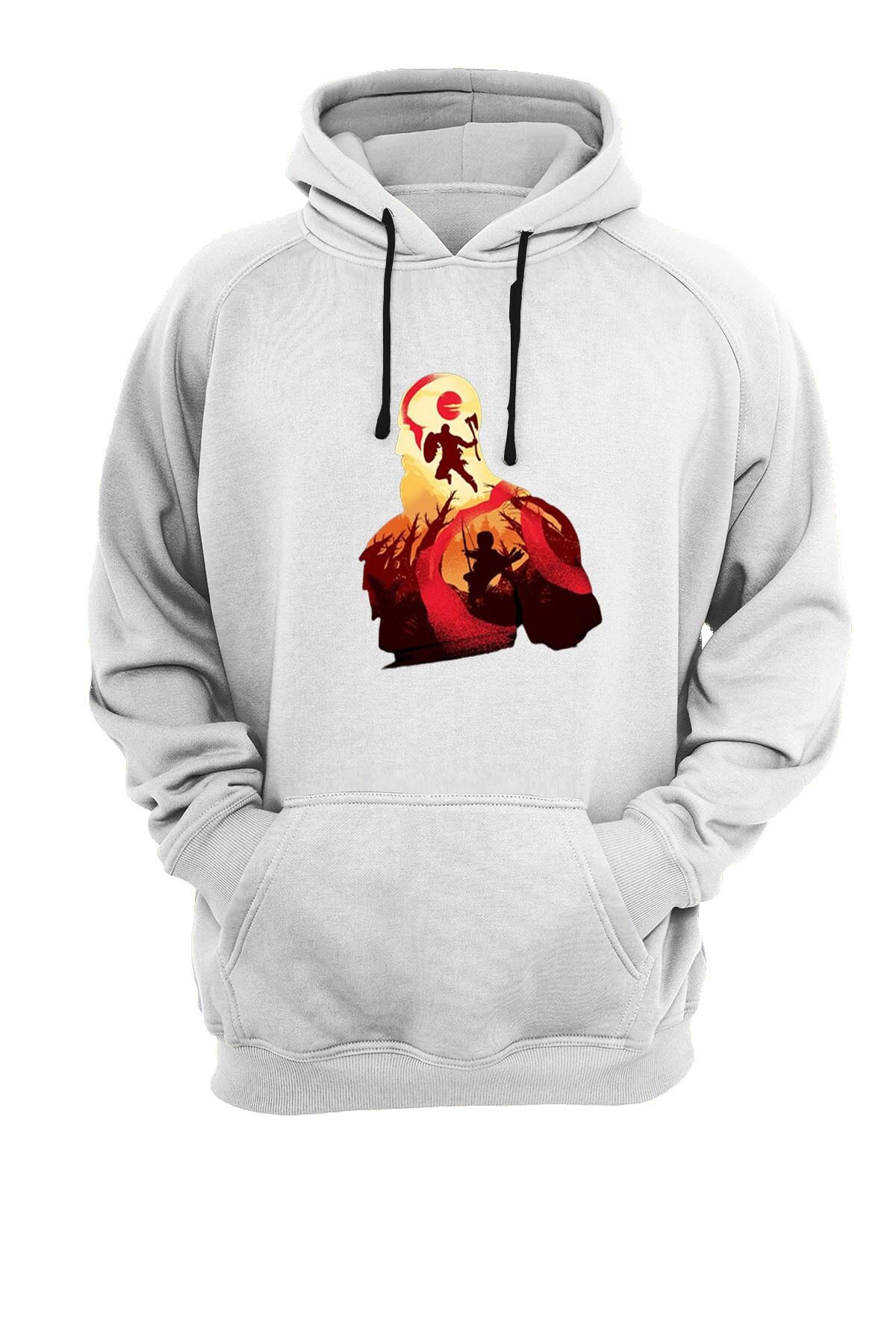 Kratos Basklı Sweatshirt