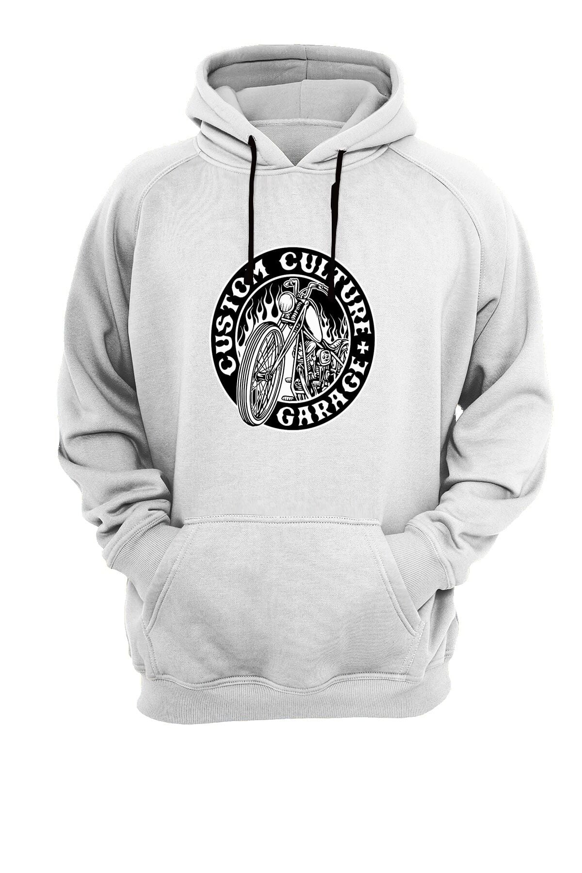 Custom Culture Garage Baskılı Sweatshirt