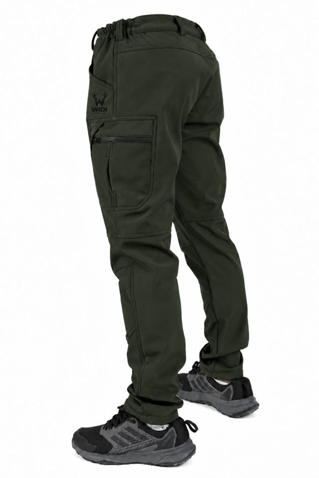 Widi Haki Softshell Su İtici Esnek Taktik Kargo Cepli Outdoor Pantolon