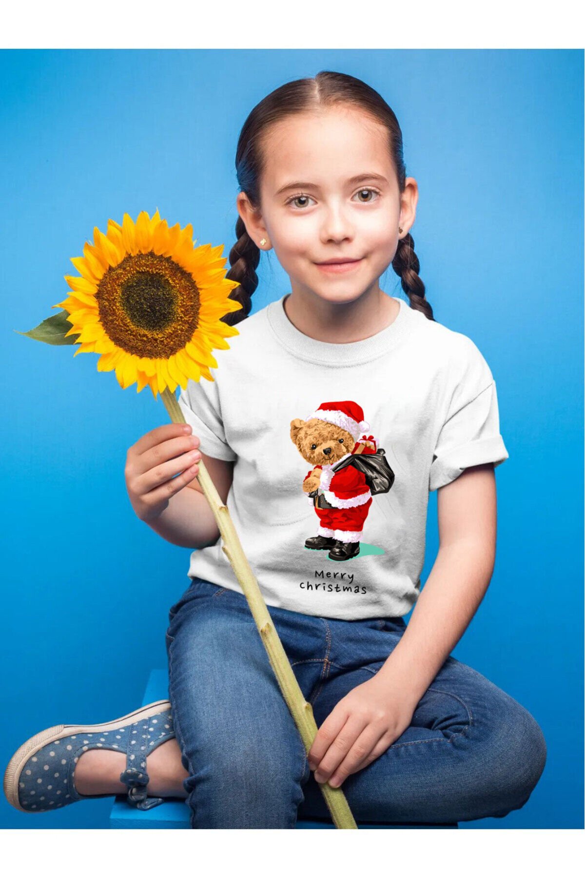 Çocuk Beyaz T-shirt Beyaz - 9-10 Yaş