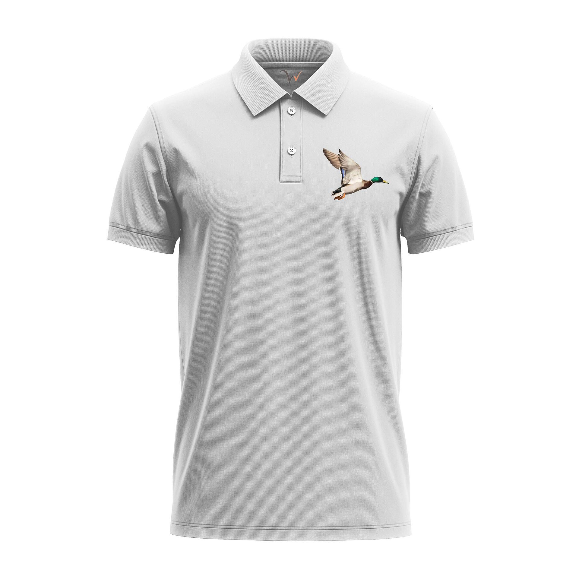 Widi Yeşilbaş Ördek Desenli Polo Yaka T-Shirt Antrasit S