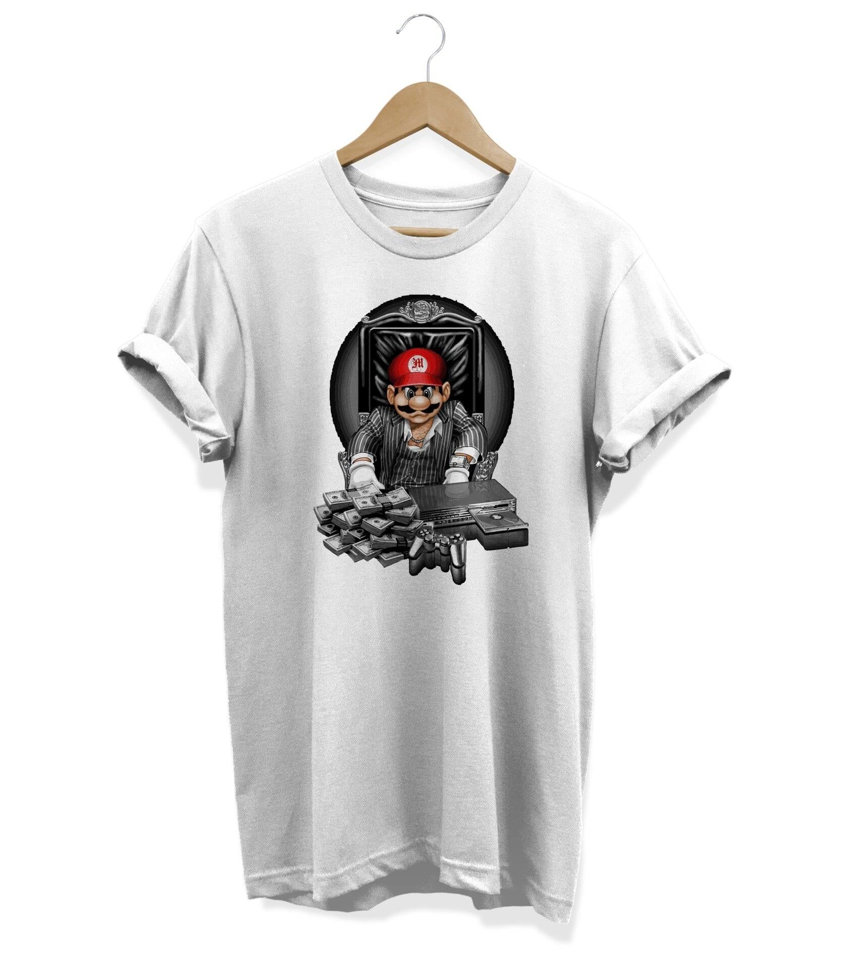 Widi Mario Baskılı T-Shirt Kırmızı 2XL