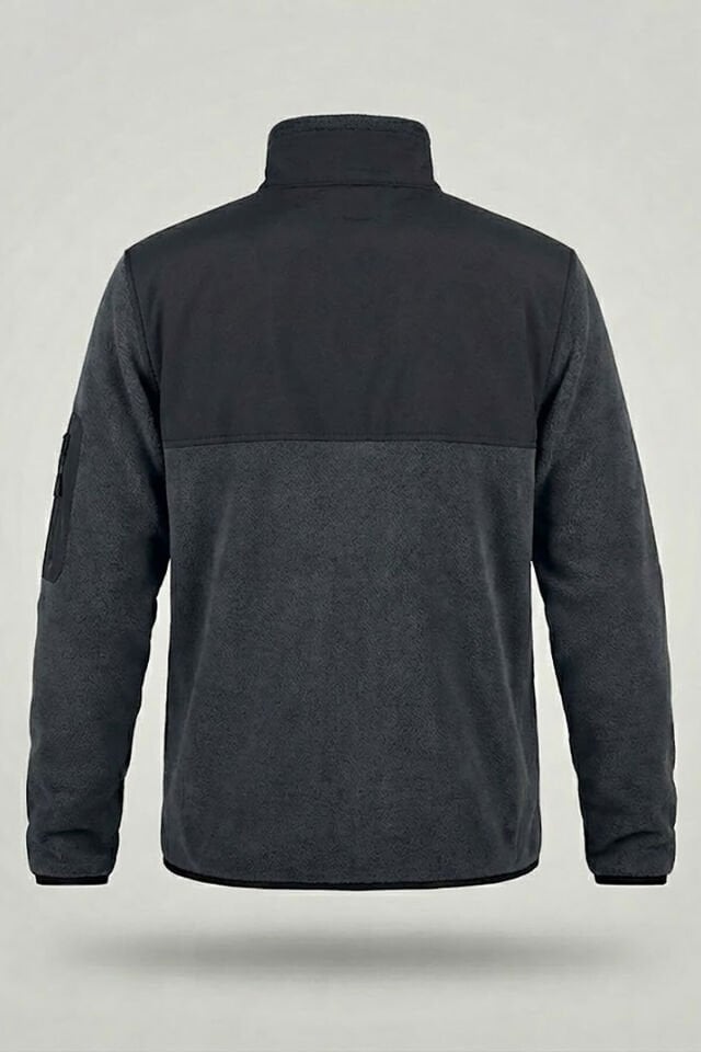 Avcılık Hunting Yeşilbaş Ördek Baskılı Dik Yaka Garnili Softshell Polar Ceket
