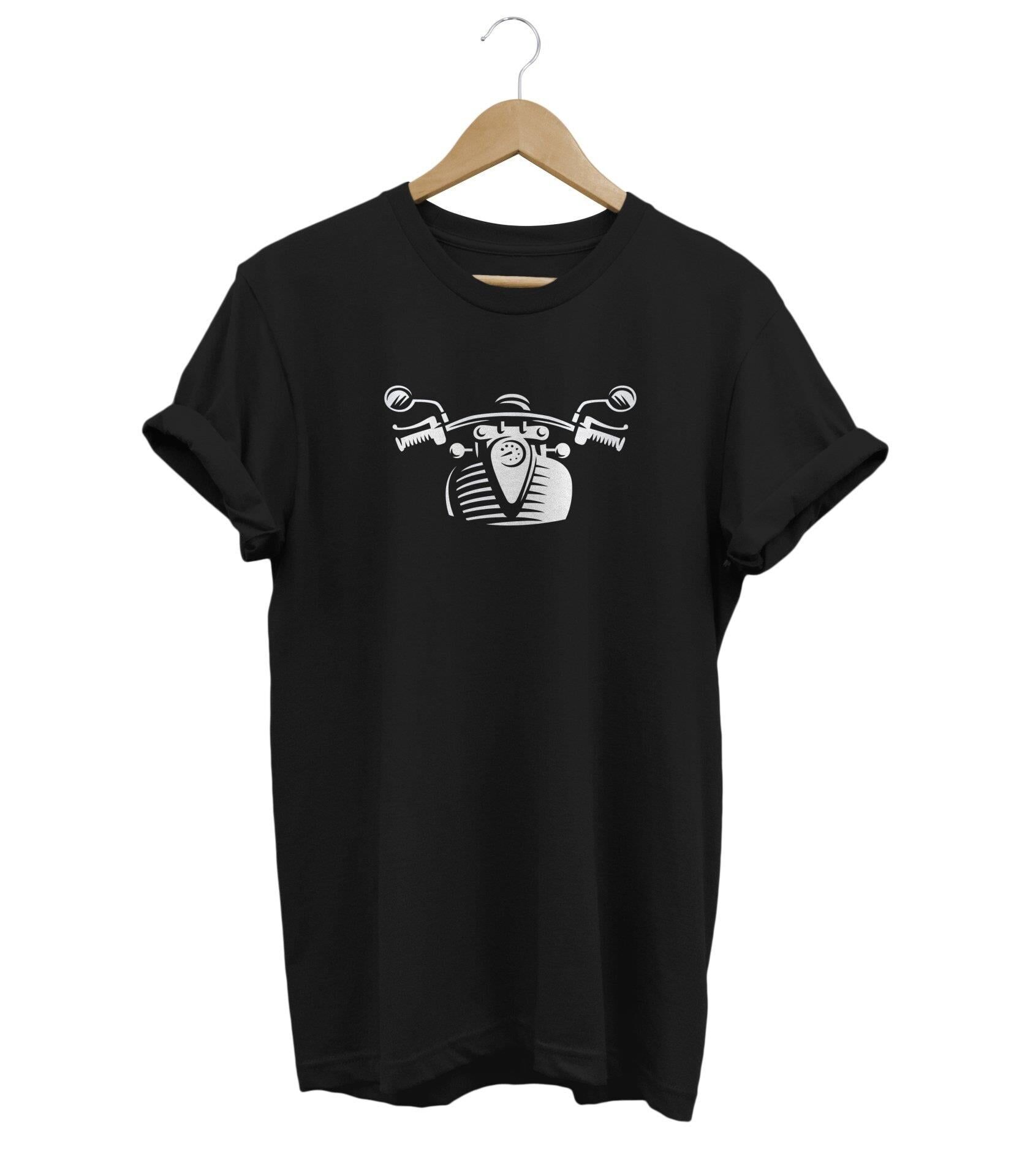 Widi Motor Baskılı T-Shirt Kırmızı L