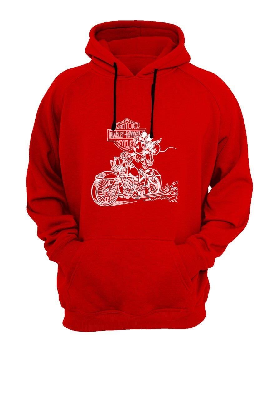 Widi Mickey Baskılı Sweatshirt Siyah L