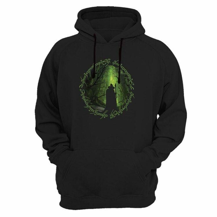 Widi Baskılı Sweatshirt Siyah