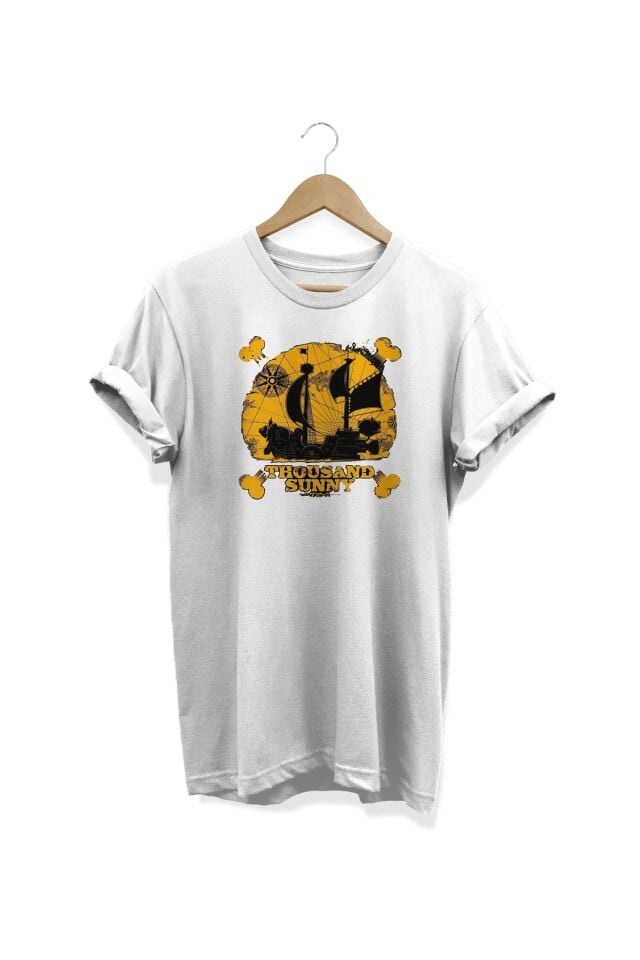 Thousond Sunny Baskılı Beyaz T-shirt