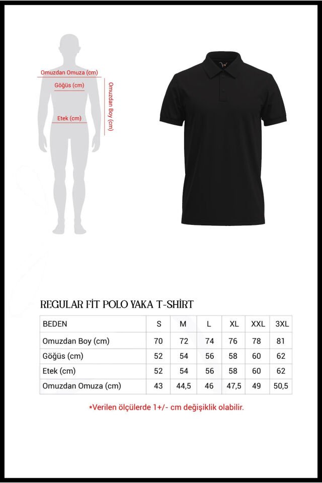 Boğa Baskılı Minimal Şık Tasarım %100 Pamuk Regular Fit Polo Yaka Beyaz T-shirt Turuncu - 3XL