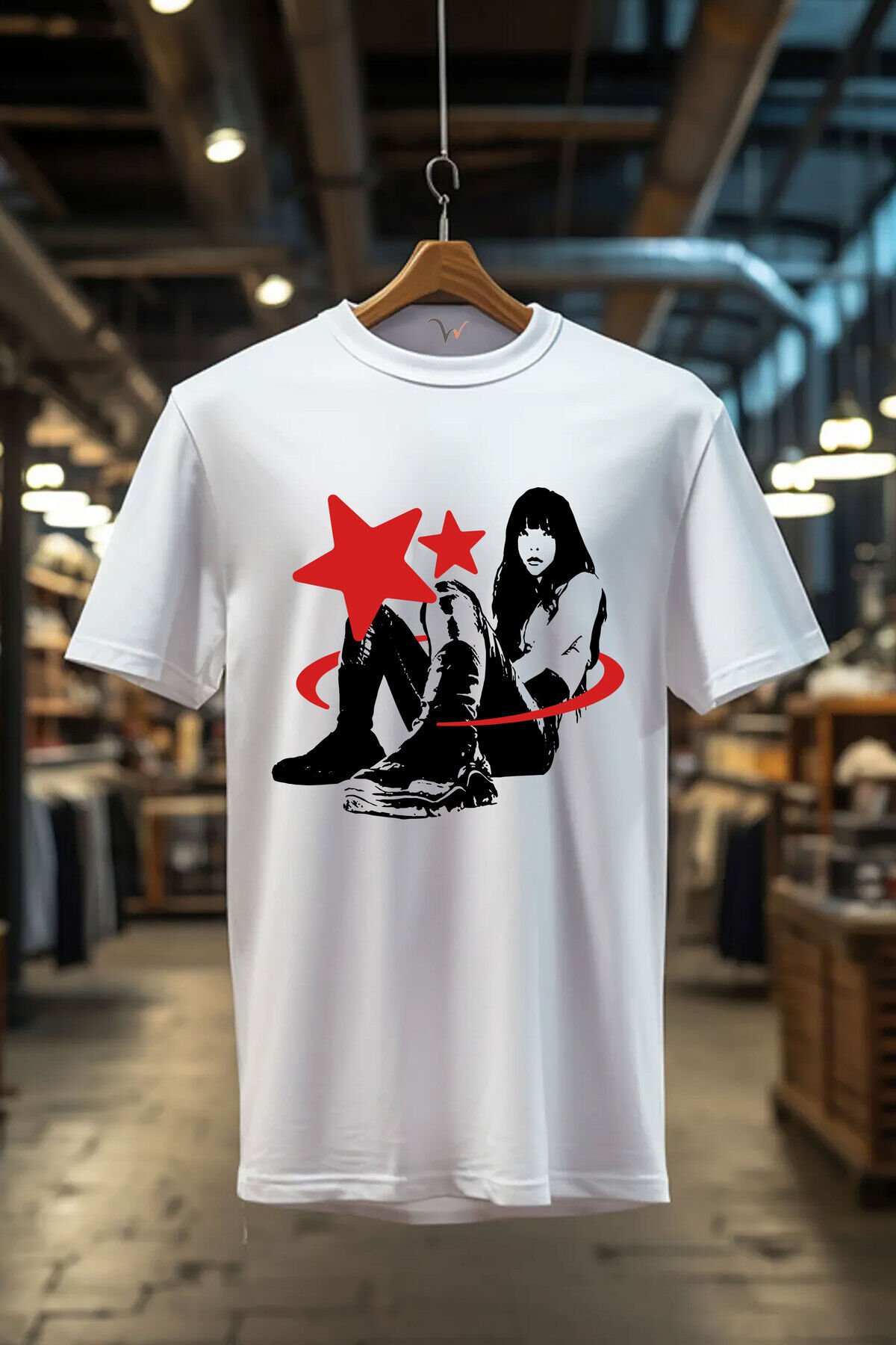 Unisex Retro Streetwear Baskılı Vintage %100 Pamuk Regular Fit Bisiklet Yaka Beyaz T-shirt Beyaz - 3XL