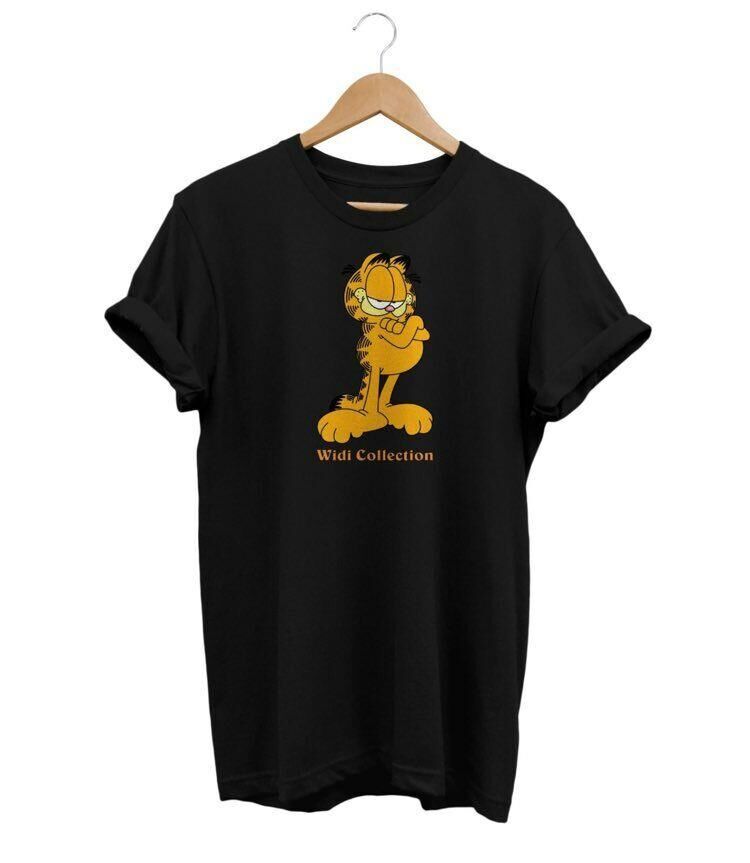 Widi Garfield Baskılı T-Shirt Kırmızı S