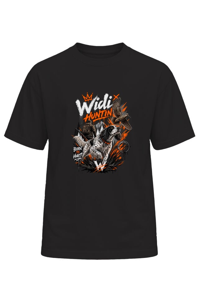 Widi Hunting Unisex Çulluk Avı ve Av Köpeği Baskılı T-Shirt – Avcı Outdoor Doğa Temalı Tişört