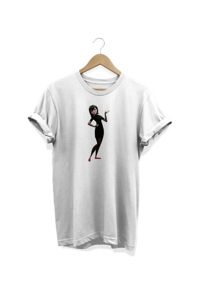 Baskılı Beyaz T-shirt